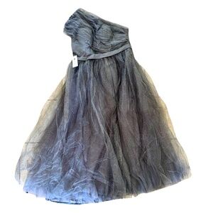 Gray A-Line Princess One-Shoulder Sequin Gown - 20W - Perfect for Prom or Formal